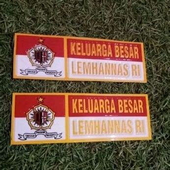 jual stiker embos timbul logo lemhannas ri sepasang shopee indonesia