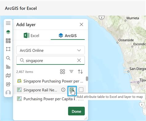 Add Arcgis Layer Data To Excelarcgis For Microsoft Documentation