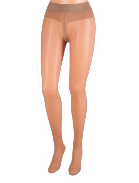 Gerbe Collant Sun Satin 15 Strumpfhose Au Natural Beige Dore