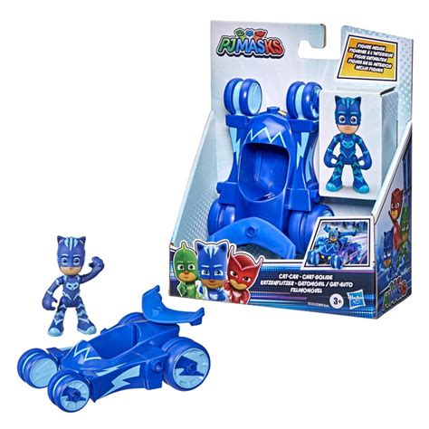 Pj Masks Brinquedos Carros - Confira Veículo e Mini Boneco - PJ Masks - Menino Gato - Hasbro ...