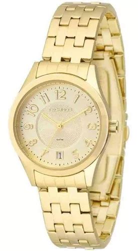 Reloj Dorado Technos Elegance Para Mujer Knj X Mercadolibre