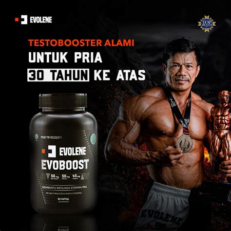 Jual Evoboost Evolene 60 Kapsul Suplemen Fitness Testosteron