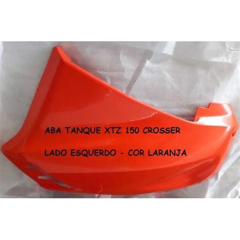 Par Abas Do Tanque Laranja Xtz Crosser Original Yamaha Shopee Brasil