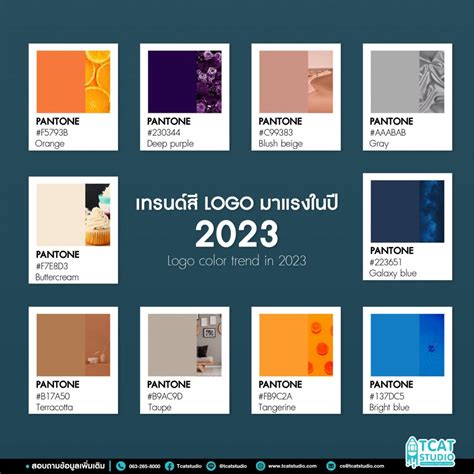 Top 10 เทรนด์สี Logo มาแรงในปี 2023