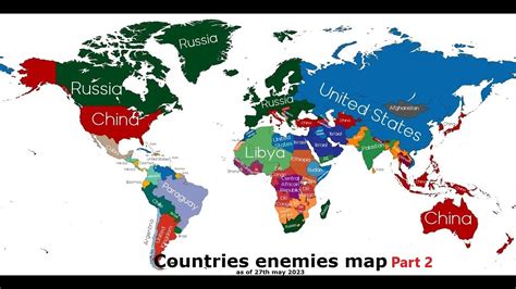 Countries And Their Enemies Part 2 YouTube