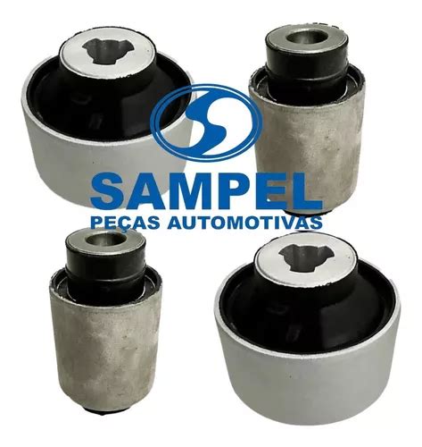 Kit 4 Buchas Da Bandeja Balança Peugeot 208 2021 2022 2023