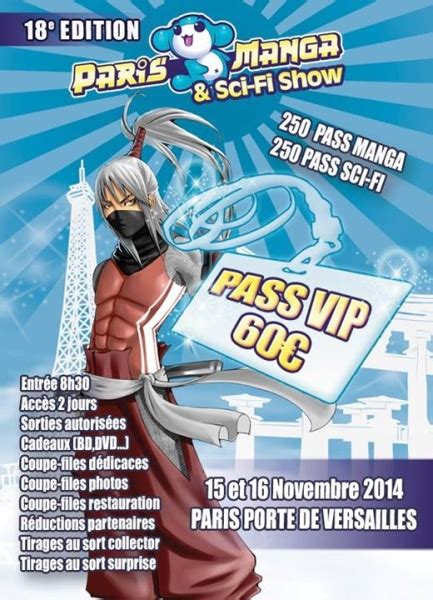 Ouverture Des Billets Vip Pour Paris Manga Sci Fi Show Juin