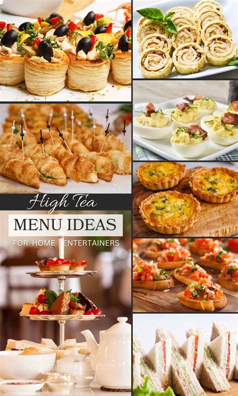 High Tea Menu Ideas Grey Hi Tea Menu Flyer Template | PosterMyWall