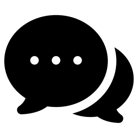 Conversation Icon For Web App Uiux Infographic Etc Vector