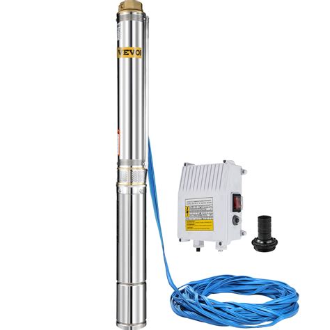 Vevor Well Pump Hp Submersible Well Pump Ft Head Gpm Stainless