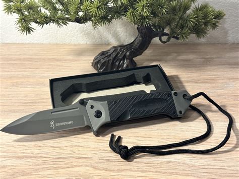 BROWNING Нож туристический Browning DA-73 (черный), длина лезвия 9.5 см ...