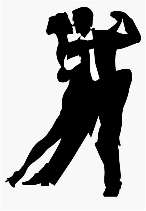 Salsa Dance Clipart Bw