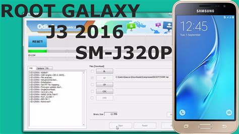 Root Galaxy J3 SM J320P With Twrp Recovery SuperSu Galaxy J3