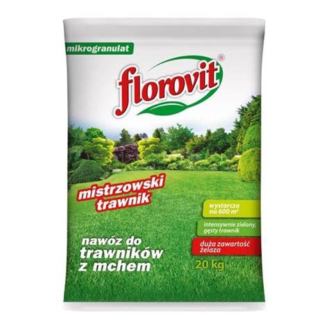 Florovit Nawóz do Trawników z Mchem Worek 20kg sklep internetowy Euro