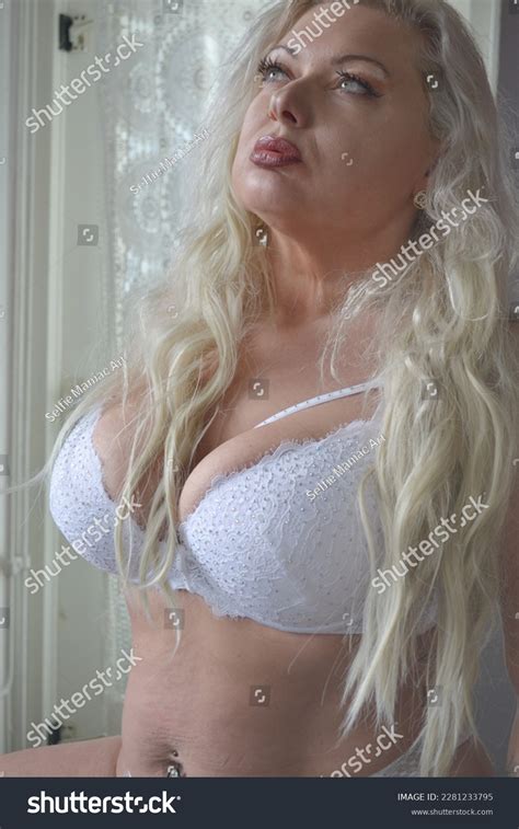 Curvy Lingerie Blonde Images Stock Photos Vectors Shutterstock