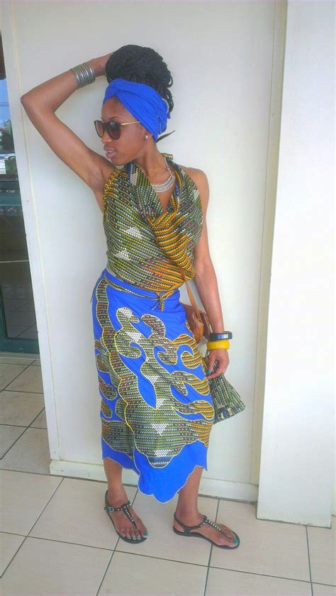 Surinamese outfit; african print #ItsAllAboutAfricanFashion # ...