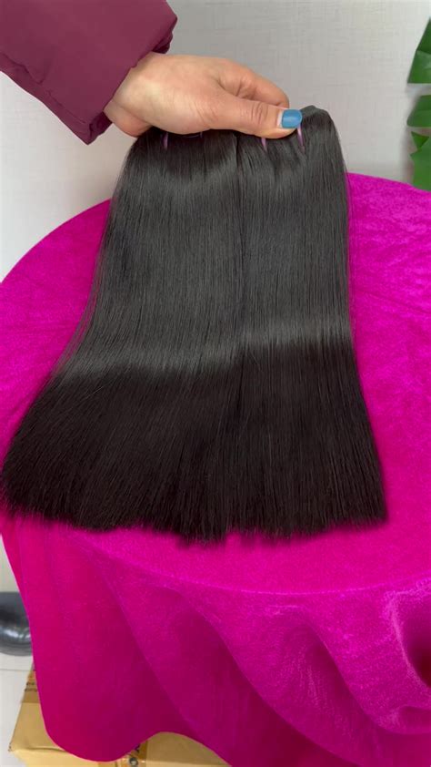 Super Double Drawn Vietnamese Virgin Human Hair 14a Grade Bone Straight Vietnam Human Hair