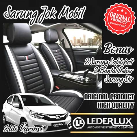 Jual Sarung Jok Mobil LEDERLUX HRV Brio Rocky Jazz Yaris Agya Raize