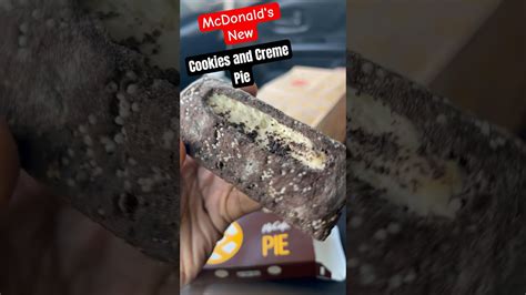 Mcdonald S Cookies And Creme Pie Review Mcdonalds Cookies