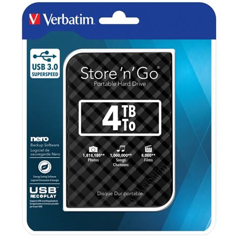 Disque Dur Externe Verbatim Store N Go Usb To