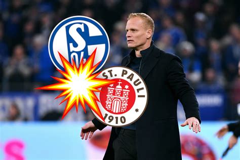 FC Schalke 04 Trainer Hammer Heftige Enthüllung nach St Pauli Sieg