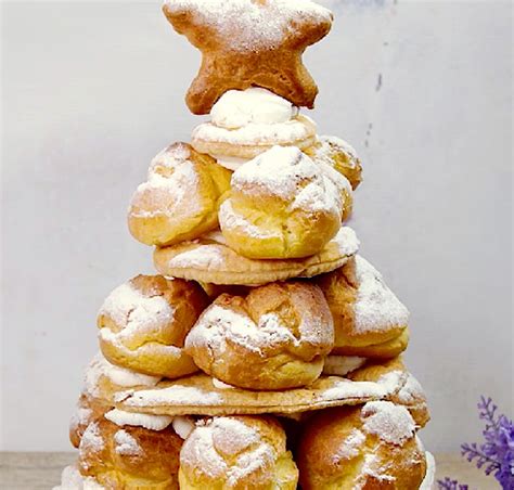 Sapin De No L Compos De Choux Fourr S La Cr Me Le Dessert Qui