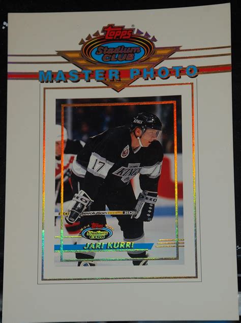 Amazon Topps Stadium Club Master Photo Jari Kurri Los