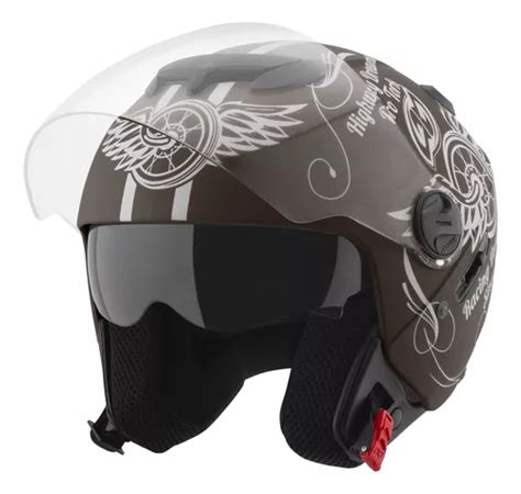 Capacete Para Moto Aberto Pro Tork New Atomic Highway Drea Frete Gr Tis