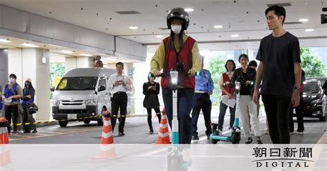 「自転車並み」電動キックボード、半年で検挙7千件 警視庁が9割超：朝日新聞デジタル