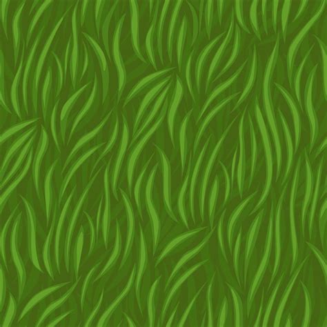 Grass Seamless Pattern Texture Green Grass Waves For Wallpaper Ui Game 9660761 Vector Art At