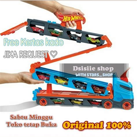 Jual Original Hot Wheels Speedway Hauler Original Mattel Truck Muatan Hotwheels Diskon