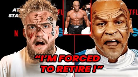 AN ANGRY Mike Tyson Reacts To JAKE PAUL S RETIREMENT TO AVOID THEIR