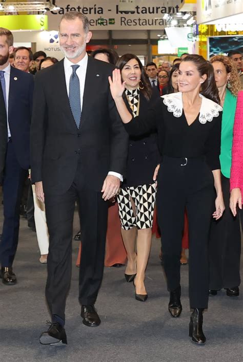 King Queen Of Spain Attend Fitur Queen Letizia Style