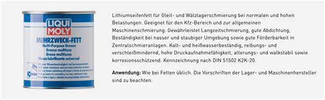 LIQUI MOLY Mehrzweckfett | 1 kg | Lithium Fett | Art.-Nr.: 3553 ...