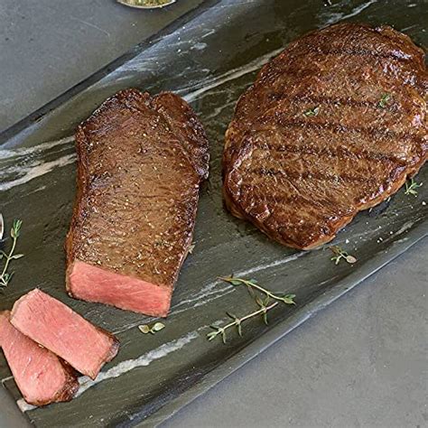 The Fab Four Steak Set 2 Ribeye Steaks And 2 Strip Steaks