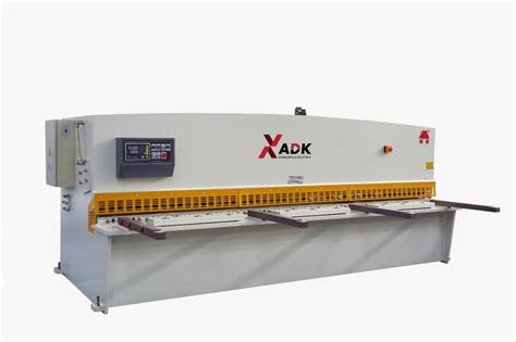 ADK Mild Steel NC Hydraulic Guillotine Sharing Machine For Sheet Metal