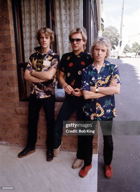 Photo Of Police And Stewart Copeland And Sting And Andy Summers