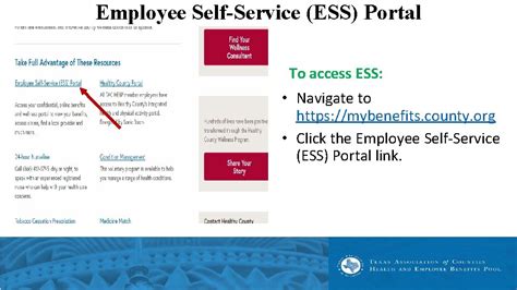 Employee SelfService ESS Portal To access ESS Navigate