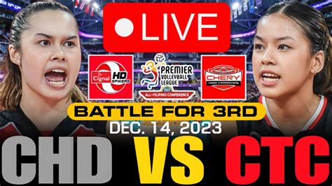 Cignal Hd Vs Chery Tiggo Live Finals Game Dec Pvl All