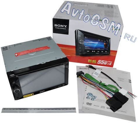 Автомагнитола 2DIN (DVD-, CD-ресивер) Sony XAV-65 - сенсорный экран 6.2 ...