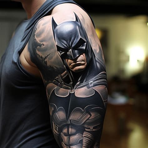 91 - Batman Arm Tattoo | Tattoo Temple 108