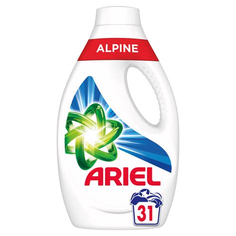 ARIEL Power lessive liquide alpine efficace à froid 30 lavages 1 55l