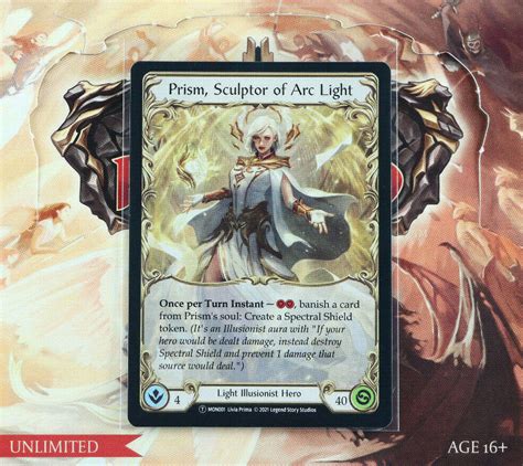 Flesh And Blood Double Sided Prism Sculptor Of Arc Light Mon Prism