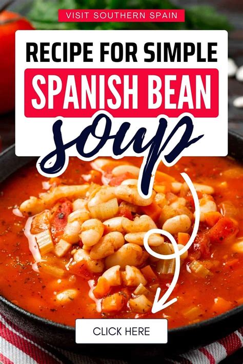 Easy Spanish Bean Soup Recipe Visit Southern Spain