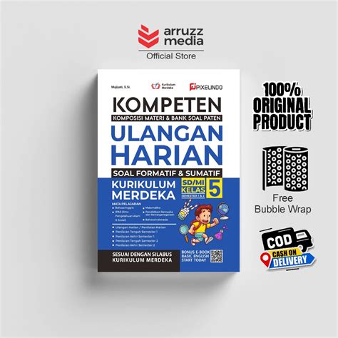 Jual Buku Kompeten Ulangan Harian Kurikulum Merdeka Kelas Sd Mi