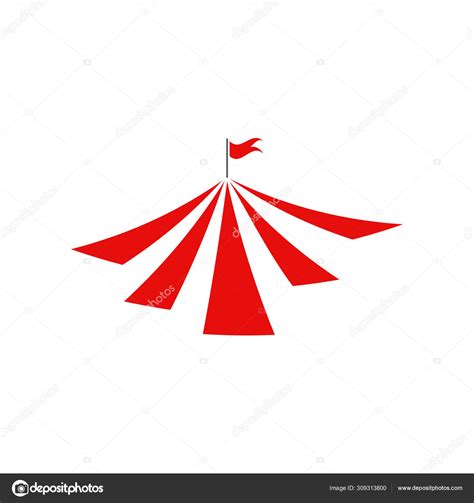 Circus Tent Graphic Design Template Vector Isolated Stock Vector By ©haris99 309313800