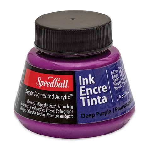 Speedball Calligraphy Ink 2 Oz Deep Purple Blick Art Materials