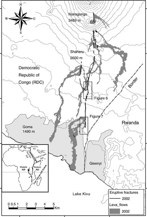 3. Location map of Nyiragongo Volcano (Democratic Republic of Congo) in ...