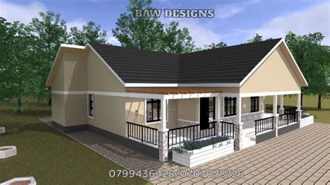 4 Bedroom Bungalow House Plan