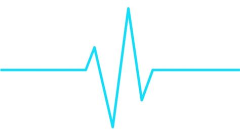 Animated Silver Line Electrocardiogram Linear Symbol Pulsating